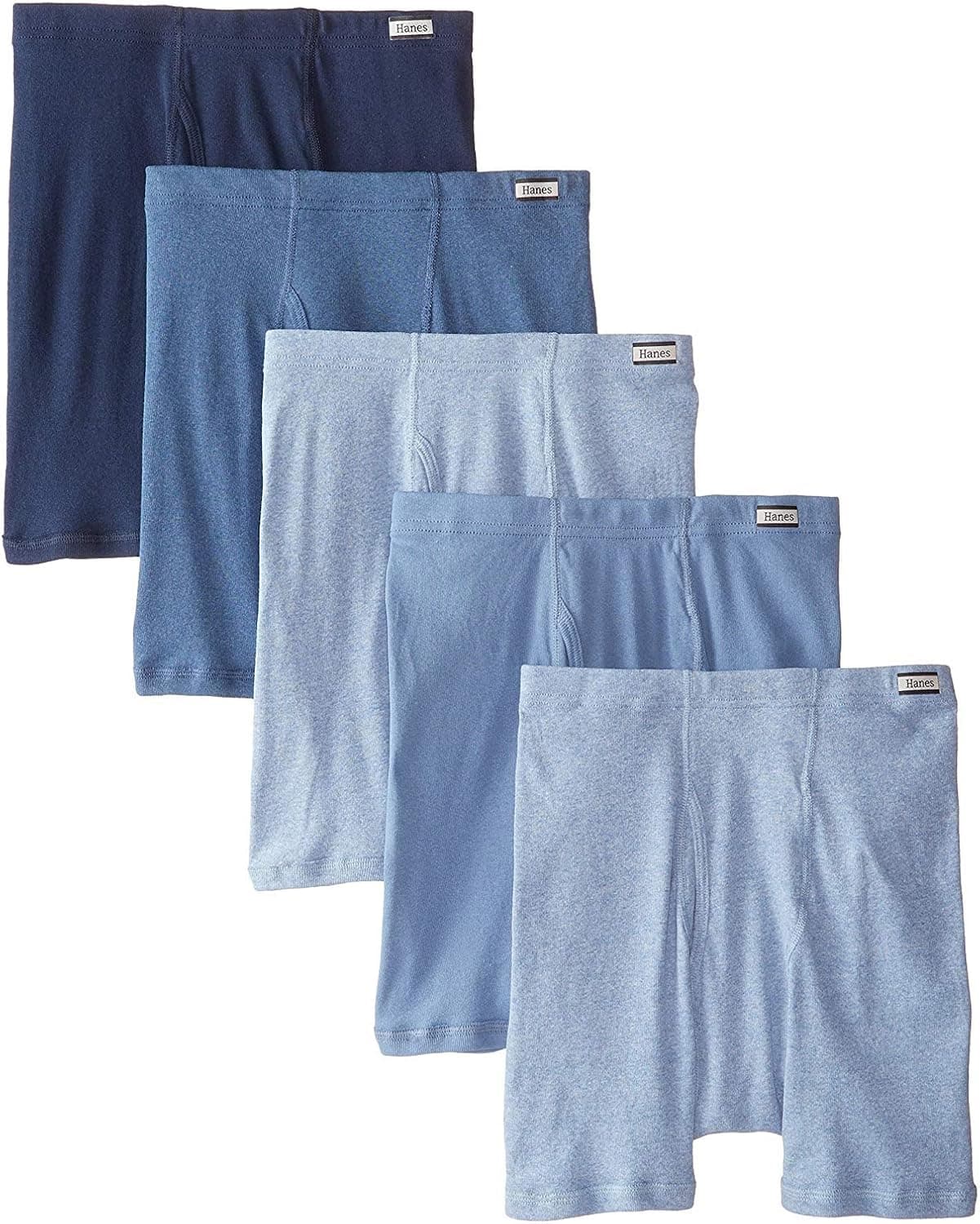 Hanes Men's FreshIQ Comfort Soft Boxer Briefs - 5 Pack and 10 Pack and Colors May Vary (Assorted, XX-Large)