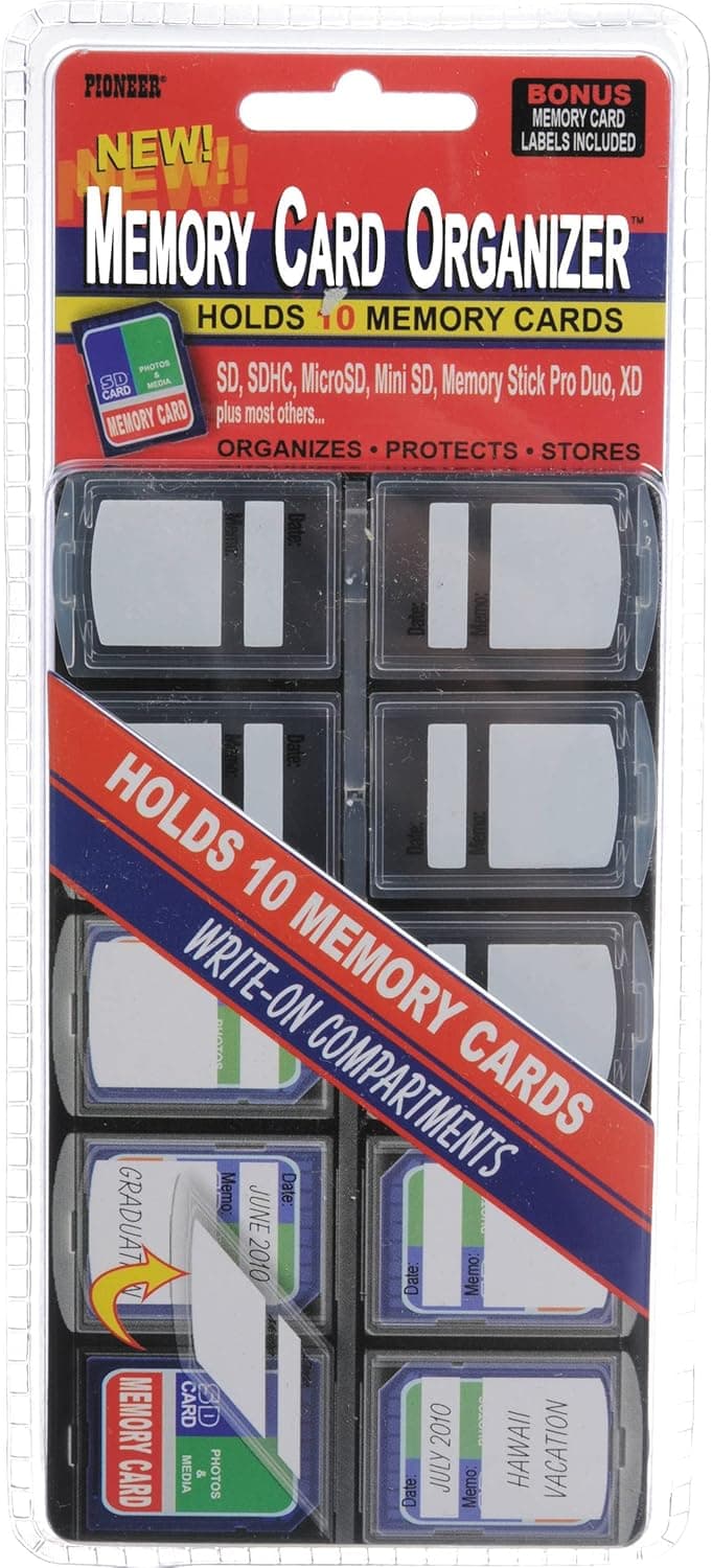 Pioneer Photo Albums Memory Card Organizer Bundle of 3 [Personal Computers]
