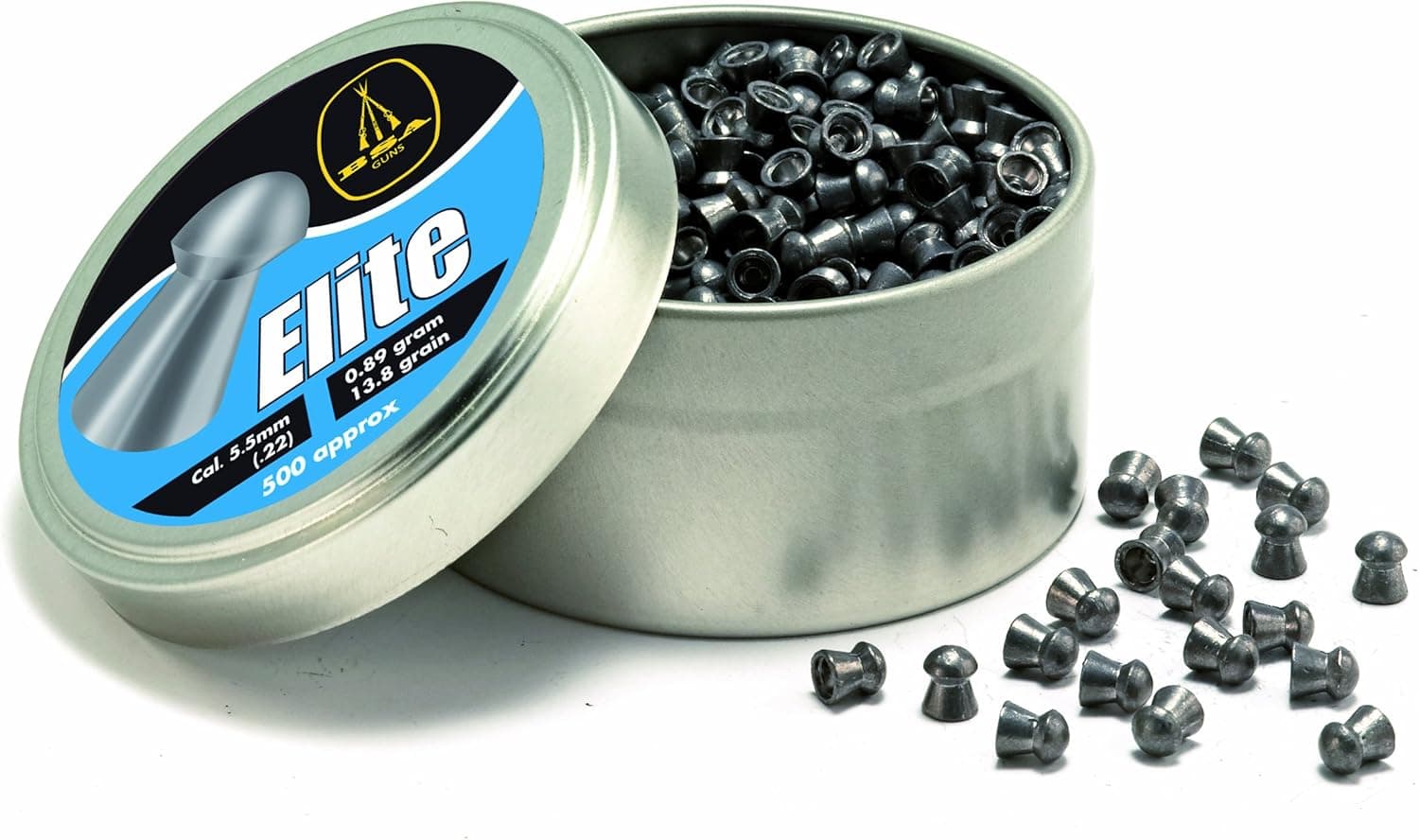 BSA Elite .177 High Crown Domed Head Pellets, 7.87gm