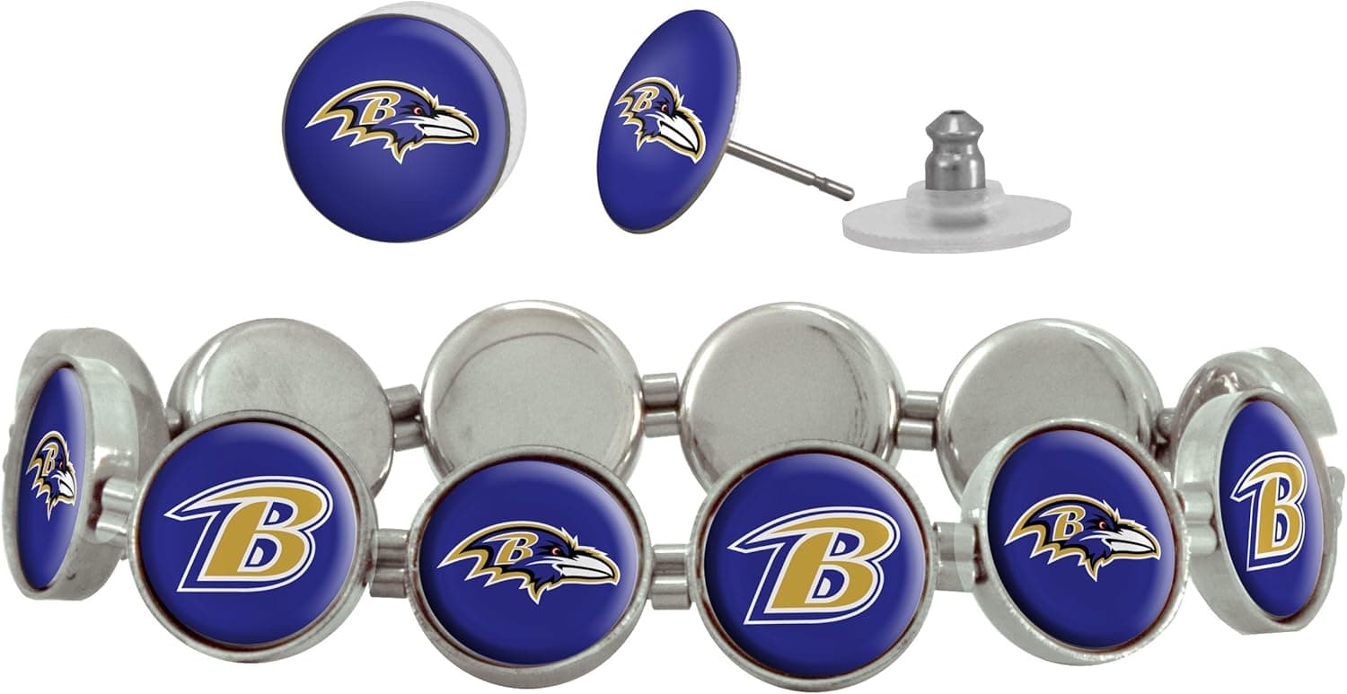 NFL Baltimore Ravens Jewelry Set