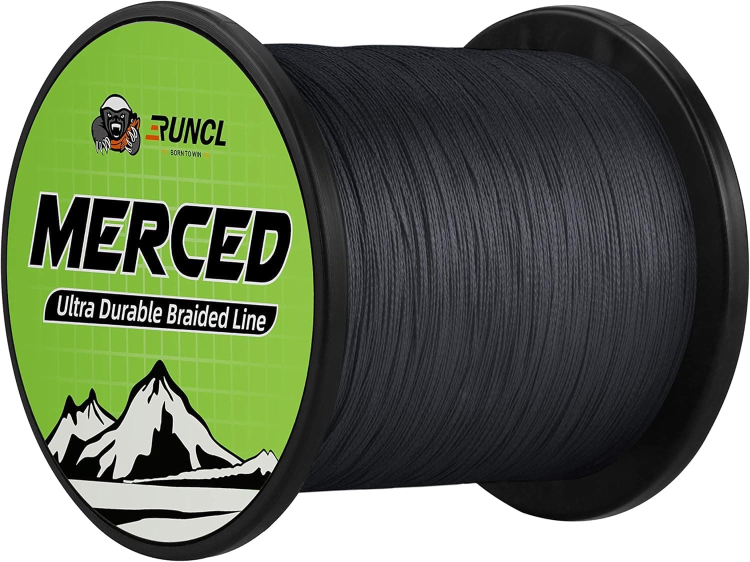 RUNCL Braided Fishing Line Merced, 1000 500 300 Yards Braided Line 4 8 Strands, 6-200LB - Proprietary Weaving Tech, Thin-Coating Tech, Stronger Smoother - Fishing Line for Freshwater Saltwater
