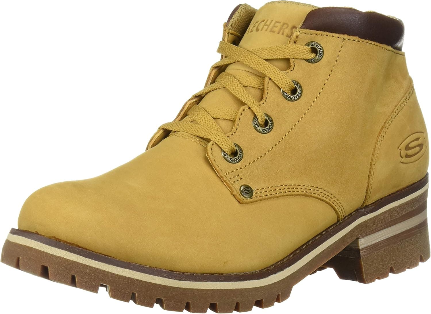 Skechers Women's Laramie 2-Mid-4-eye Logger 3m Scotchgard Chukka Boot