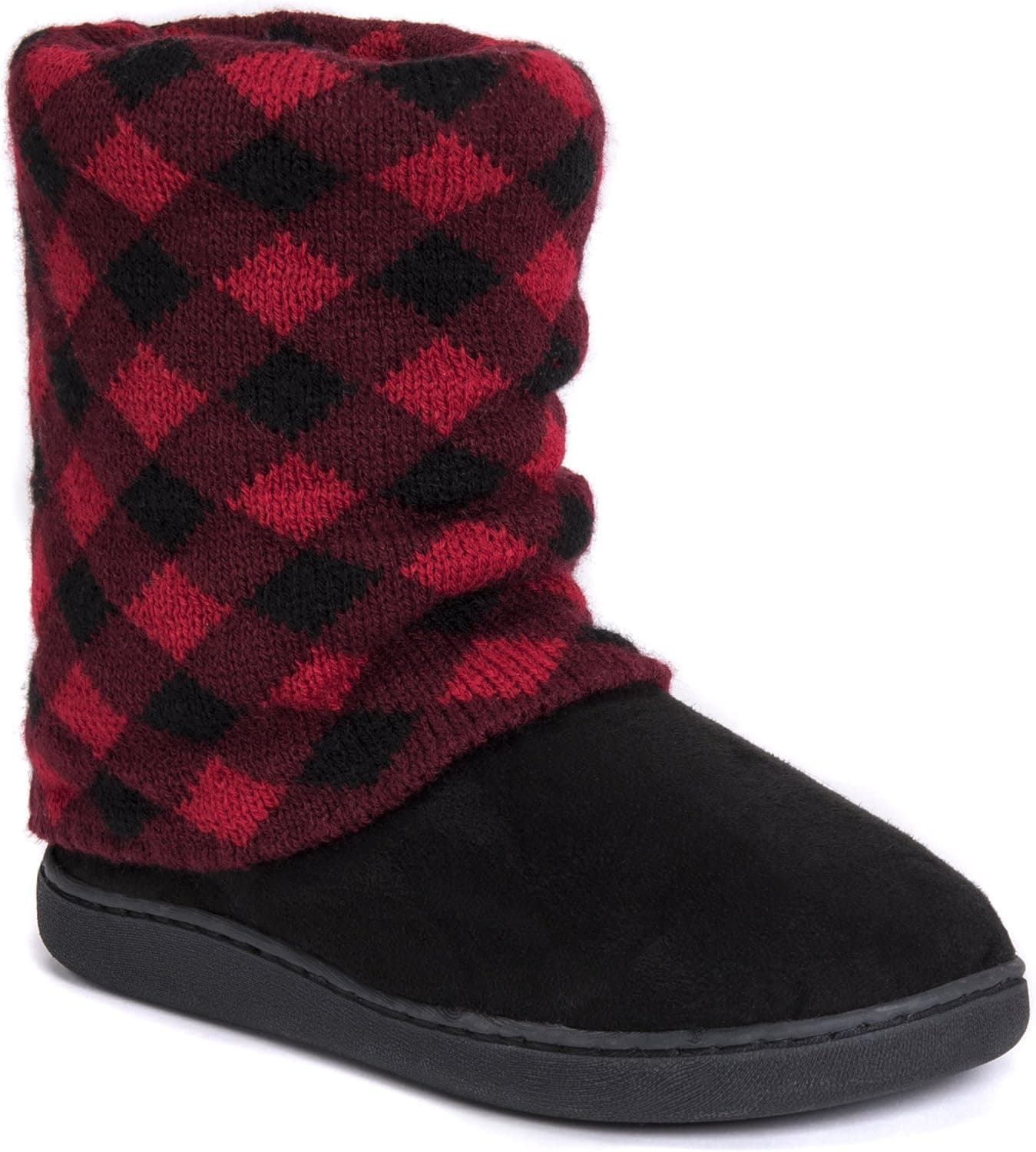 MUK LUKS Women's Raquel Slippers-Red