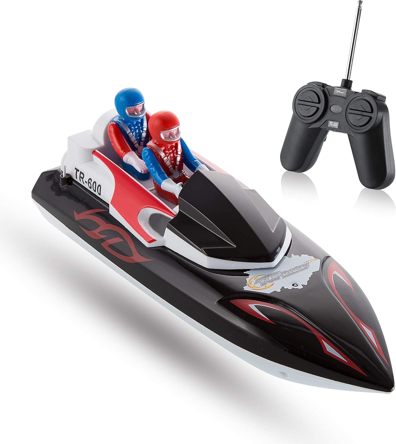 Top Race Remote Control Boat for Beginners, My First Little RC Boat for Kids. TR-600