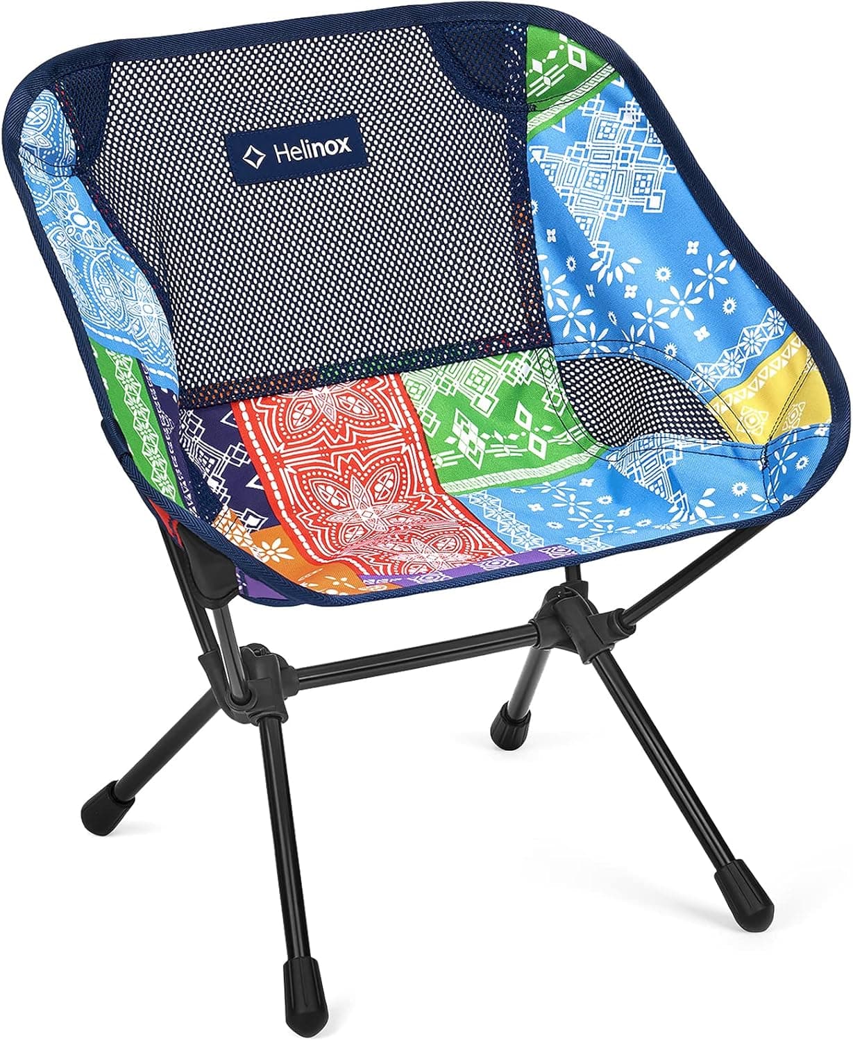 Helinox Chair One Mini Ultra-Light, Compact Camping Chair, Rainbow Bandana