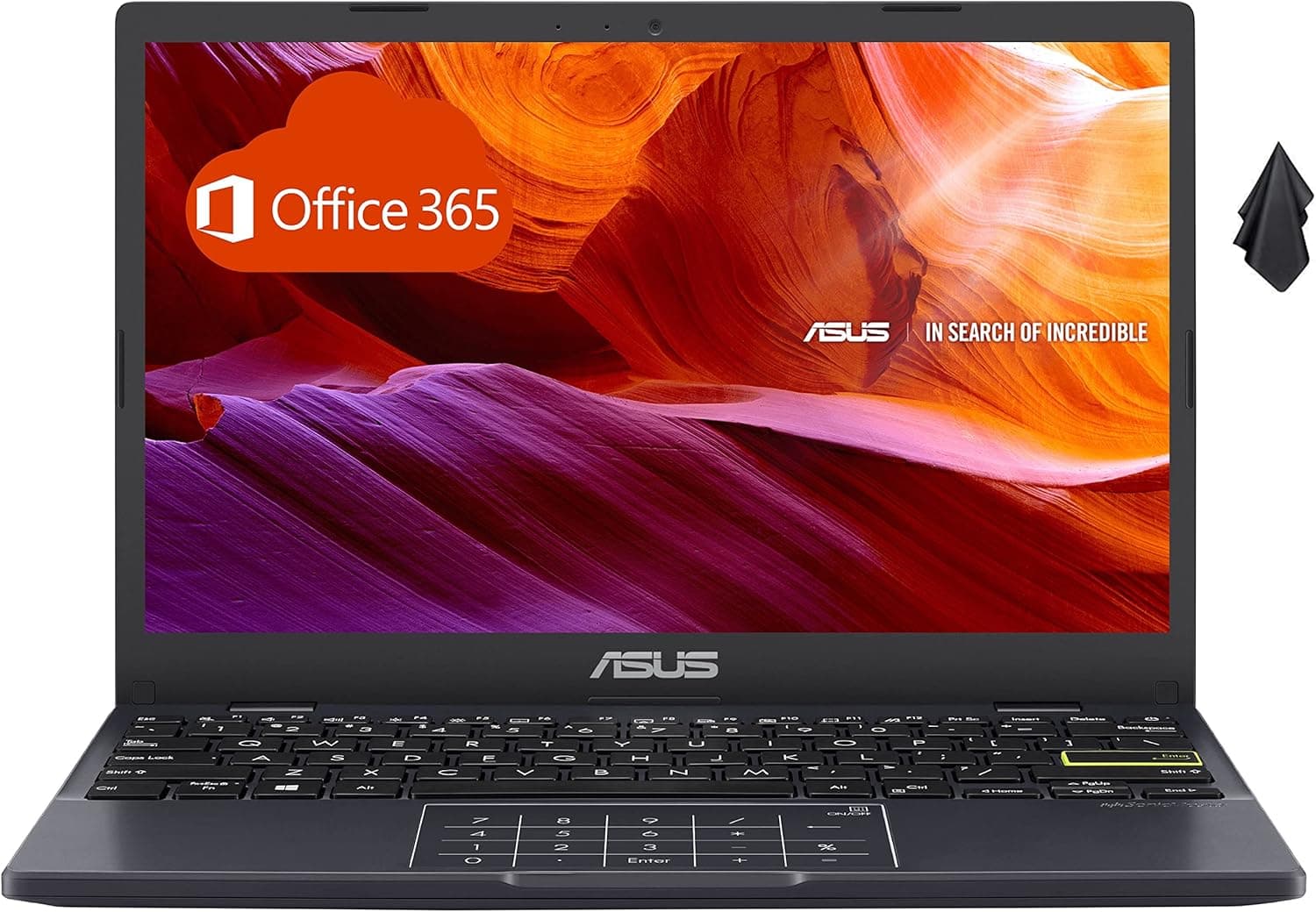 ASUS 2022 Vivobook Go 11.6" Ultra-Thin Light Business Student Laptop Computer, Intel Celeron N4020 Processor, 12Hours Battery, Win11S+1 Year Office 365 Personal, Black (576GB Storage)