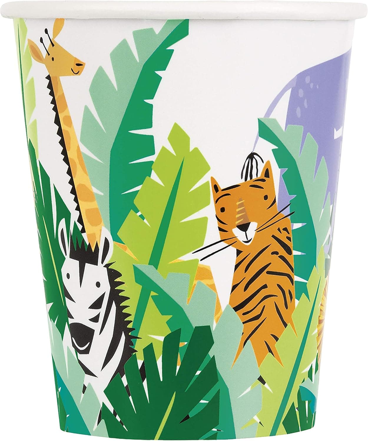 Animal Safari Paper Cups I Disposable I 8 Pcs.