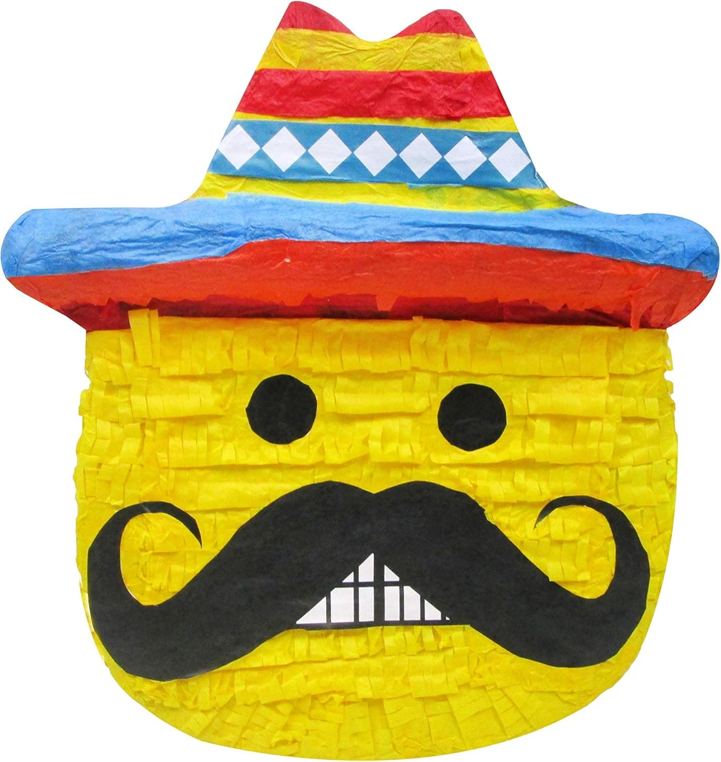 Pinatas Mexican Emoji, Fiesta Party Game, Decoration and Photo Prop for Cinco de Mayo, San Antonio Fiesta Week or Fiesta Themed Birthdays and Events