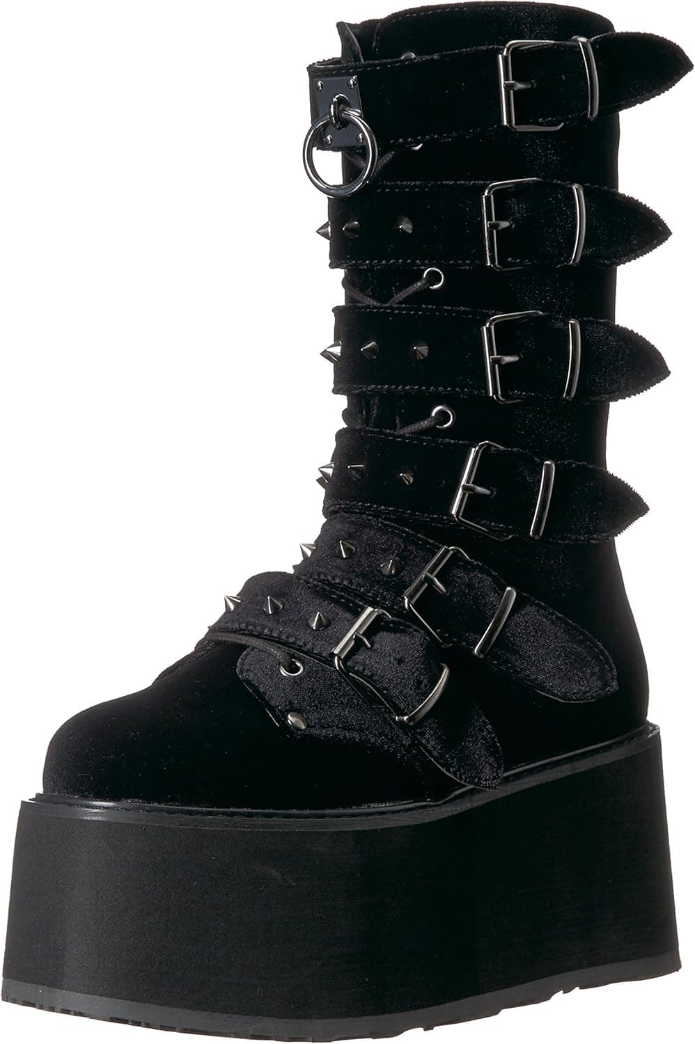 Demonia Women's Damned-225 Mid Calf Boot