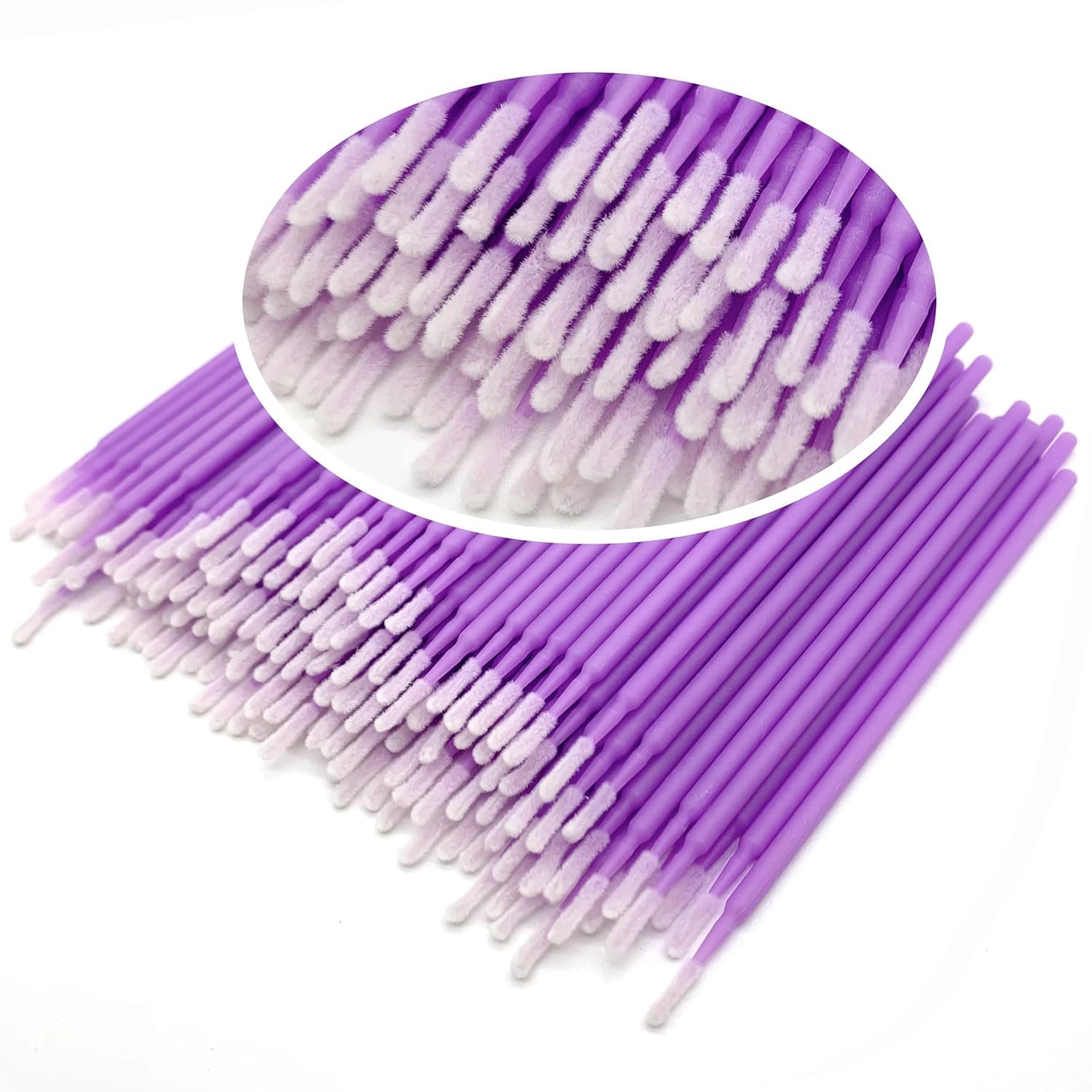Touch Up Paint Brushes, 200 Pack of 1.5mm Extend Disposable Micro Applicators for Clearance Cleaning,Automotive Paint Chip Repair