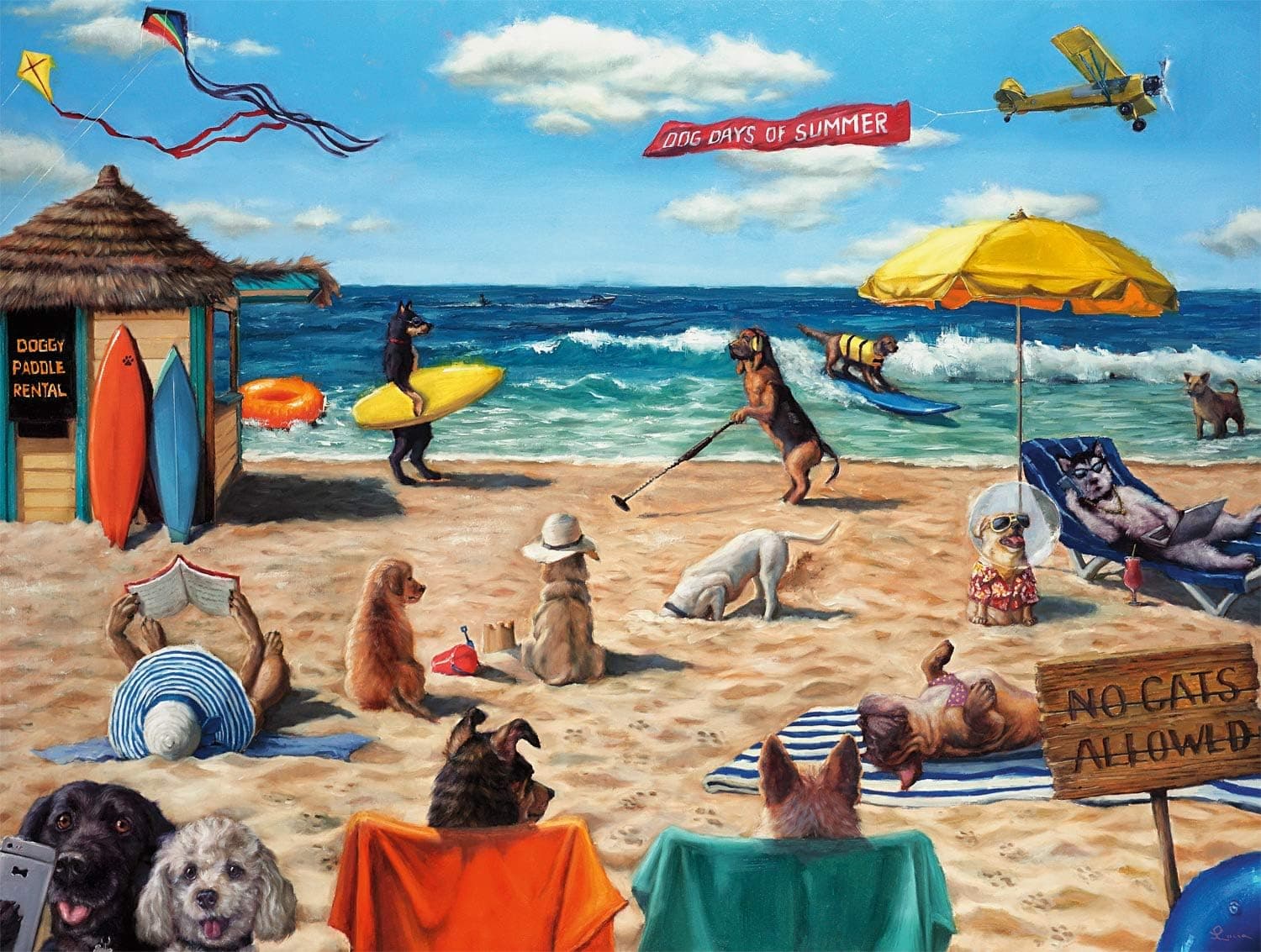 Buffalo Games - Dog Days of Summer - 750 Piece Jigsaw Puzzle