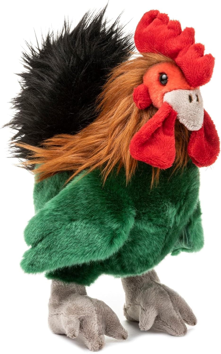 Wildlife Tree 12 Inch Stuffed Chicken Plush Rooster Animal Kingdom Collection