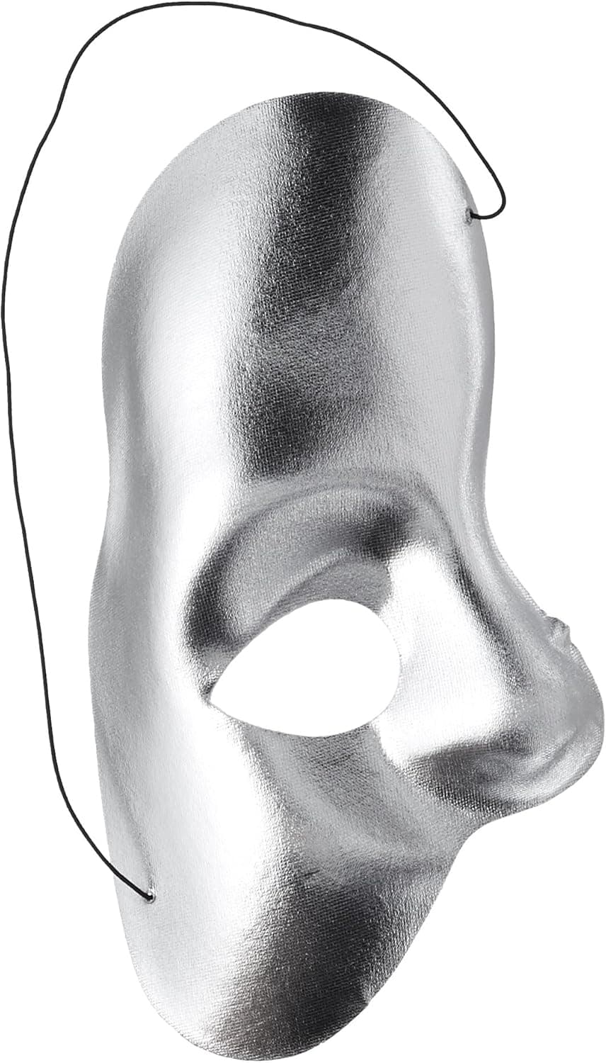 Forum Novelties 61960 1/2 Phantom Silver Mask