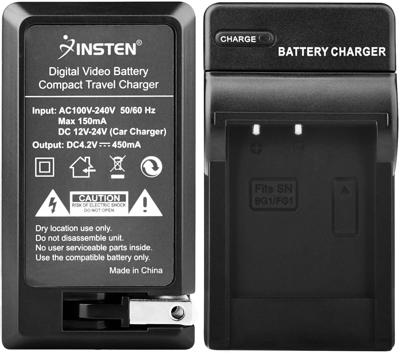 Bargaincell - Replacement Home Travel Battery Charger for Sony Cybershot DSC-W230/ DCS-W230/B/DSC-W230/R/DSC-W230/L