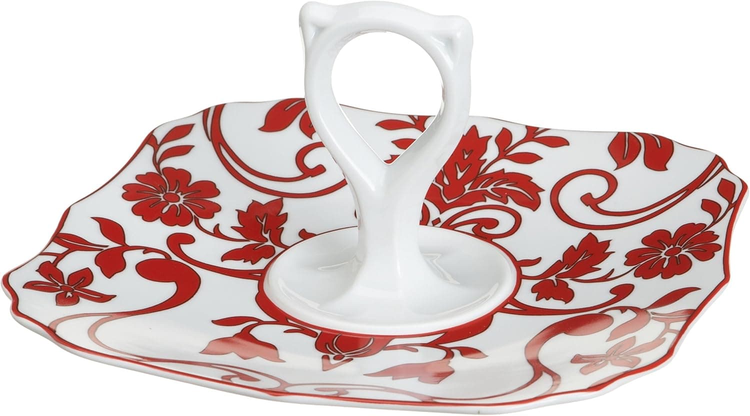 Rosanna Red Velvet 11-Inch Sweets Tray, Gift-boxed