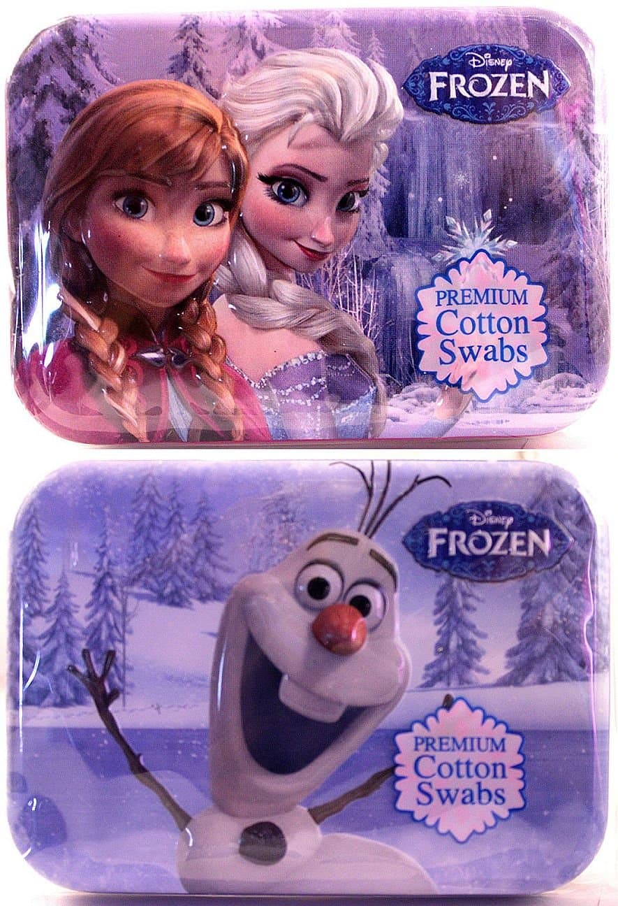 Frozen Cotton Swabs Collectible Travel Tin 2 Pack