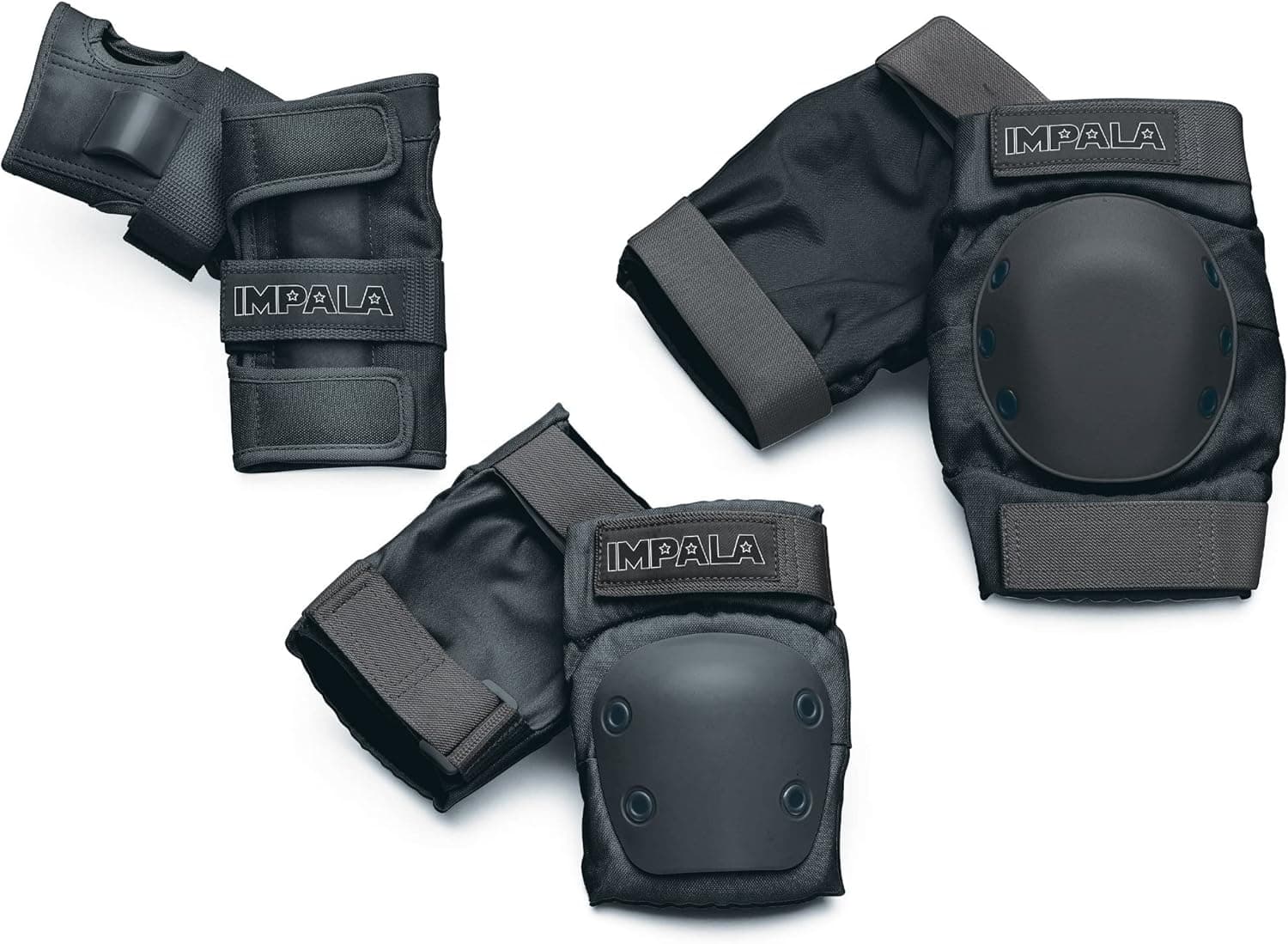 Impala Adult Protective Set - Black Black / S
