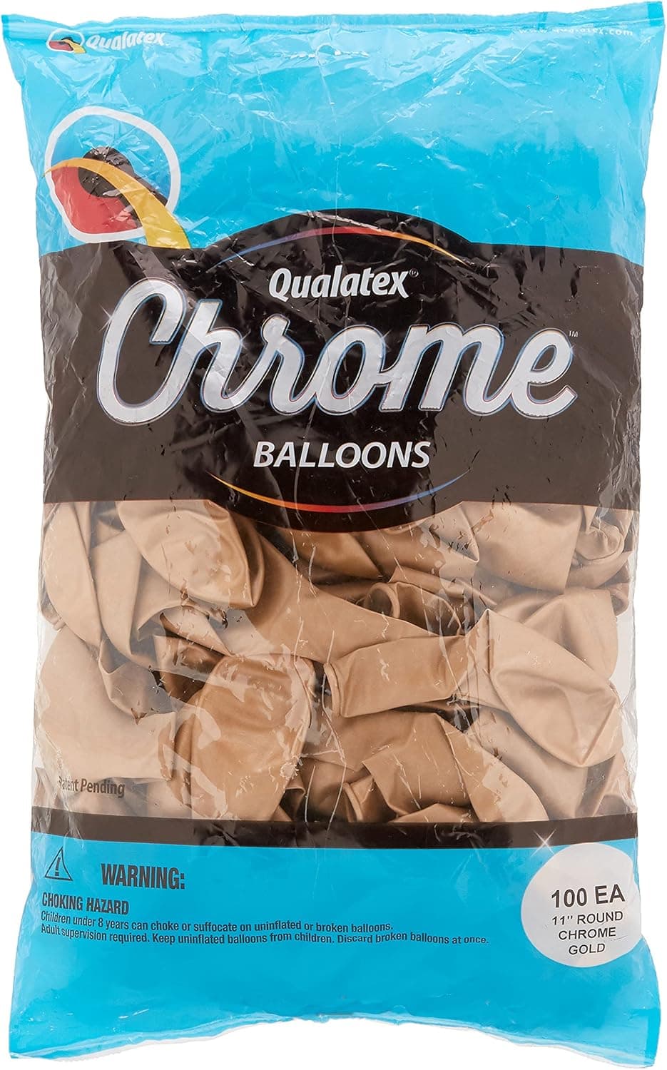 Qualatex 58271 CHROME-GOLD, 11"