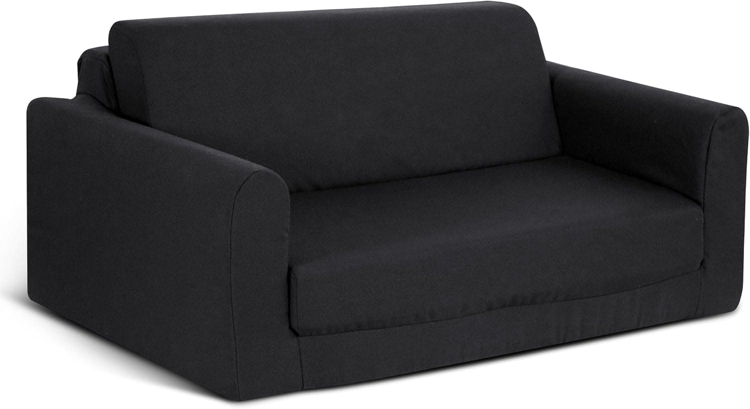 American Furniture Alliance Children's Studio Chair Sleeper Twin 38", Black