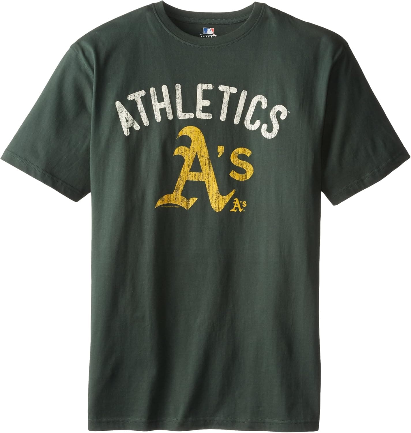 MLB Oakland Athletics Screen Print Short Sleeve T-Shirt