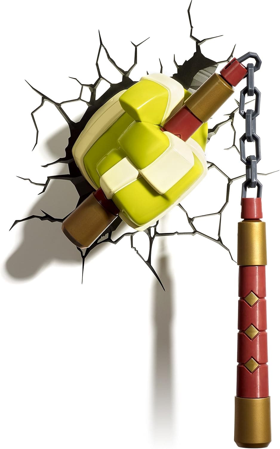 3DLightFX Nickelodeon Tent Michelangelo'S Nunchakus Light (3Piece) Children's Lamps TMNT