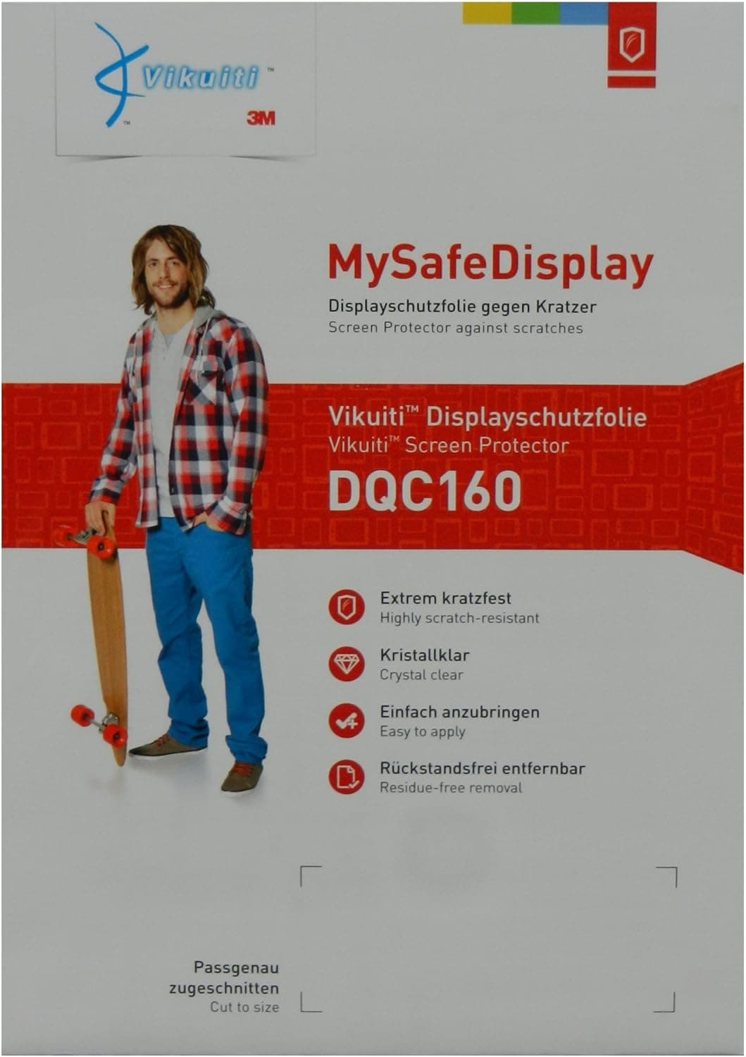 Vikuiti DQC-160 Screen Protector for Nikon Coolpix AW110, 100% fits, easy mountable, crystal clear, scratch-resistant
