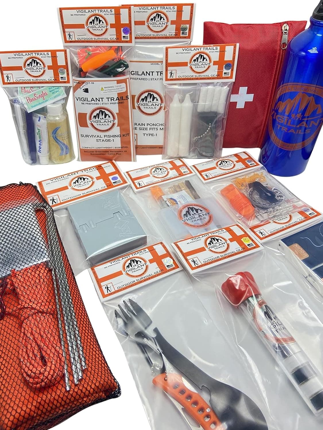 Vigilant Trails Bug Out Bag Builder Kit Stage-1. Quickly and Cost Effectively Build a Bug Out Bag