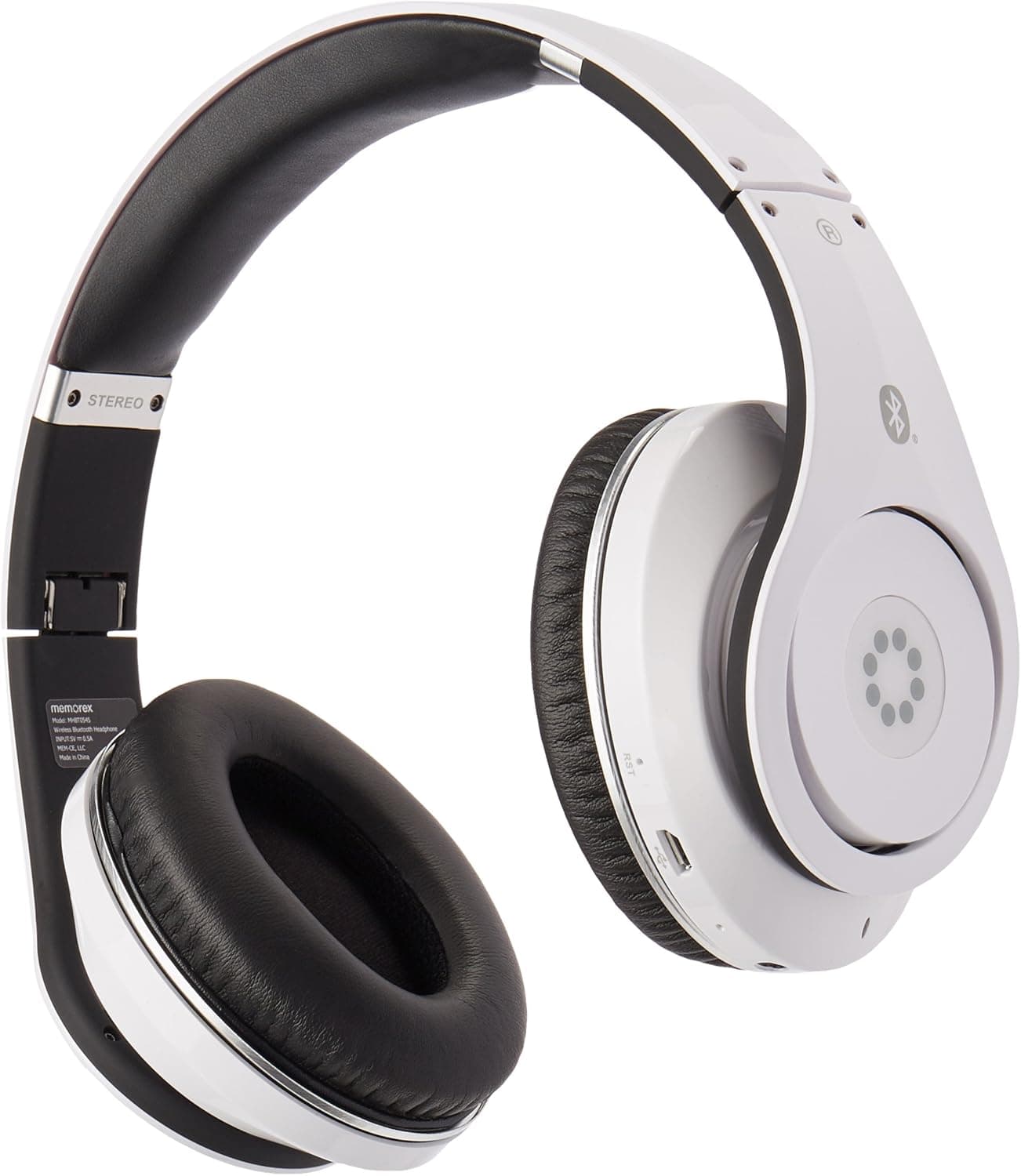Memorex Bluetooth Headphones - White (MHBT0545W)