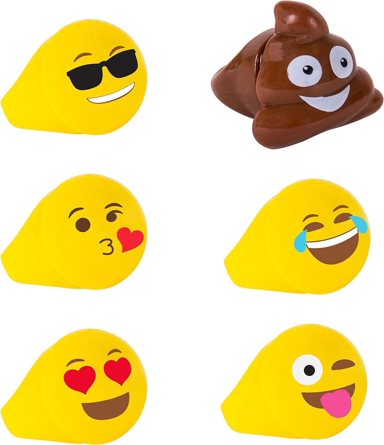 Emoji Universe: Emoji LED Rings, 4 Count