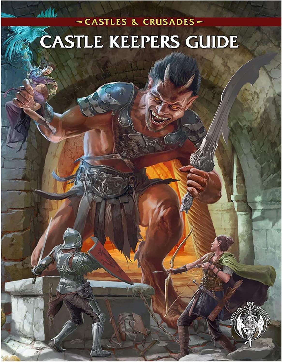 Castles & Crusades: Castle Keepers Guide - 4th Printing - Hardcover RPG Book, Role-Playing Game, 368 Pages, Full Color, New Features/Tools/Material & More