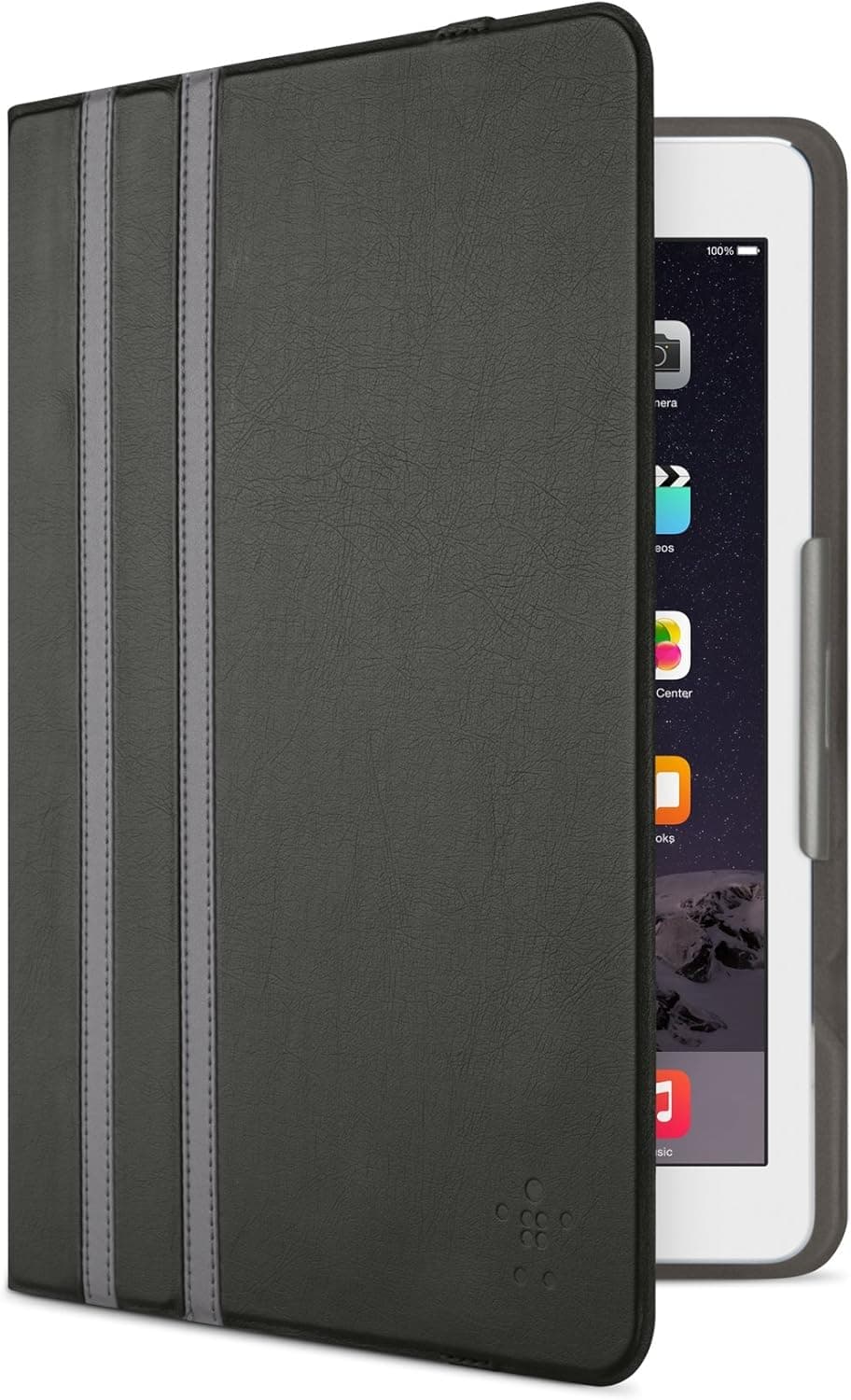 Belkin Twin Stripe Folio for iPad Air 2 and iPad Air (Gravel Stripe)