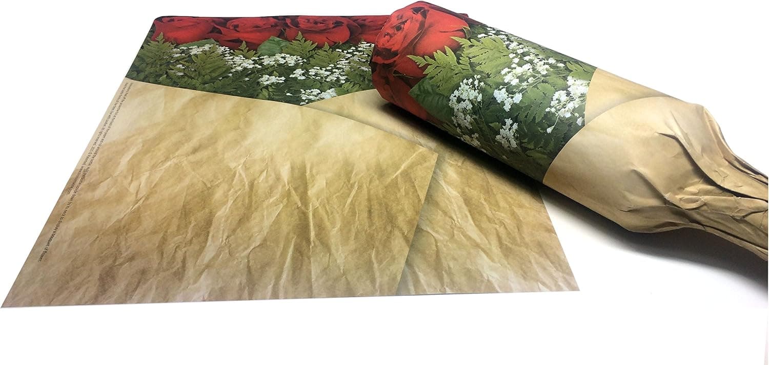 Slim Fit Wine Bottle Gift Wrapping Paper