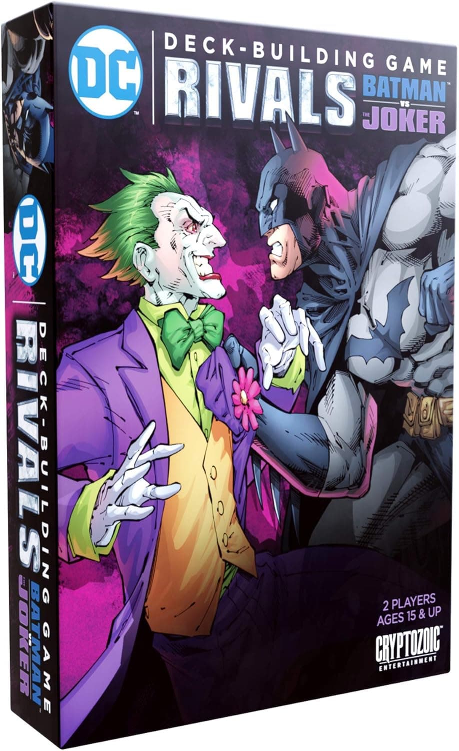 DC Deck-Building Game: Rivals — Batman vs. The Joker - Exciting 1v1 Format - Six Oversized Cards for Batman and The Joker - Standalone, Compatible with Full DC Deck-Building Game Series