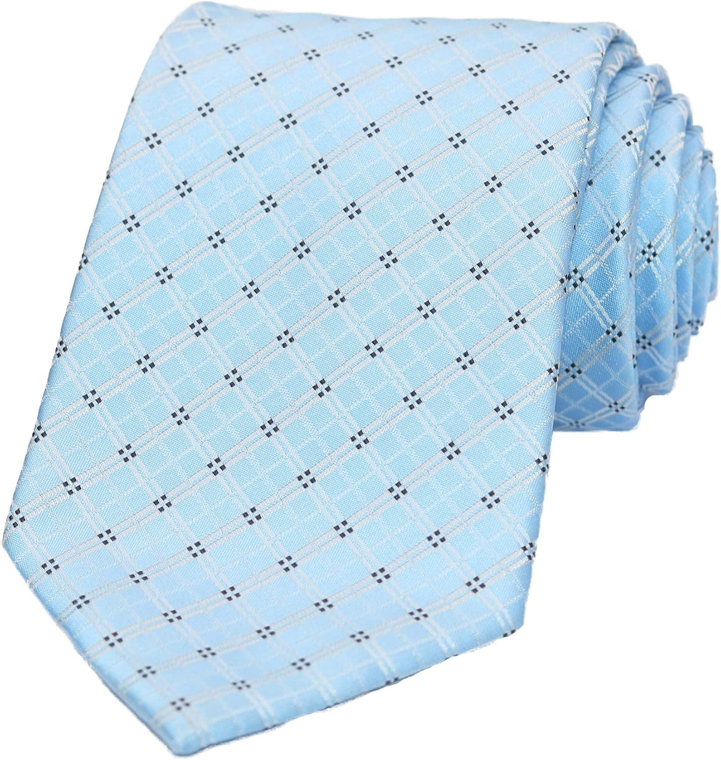 WITZROYS Men's Classic Stripe Jacquard Woven Necktie Wedding Dress Suit Neck tie Regular size + Gift box