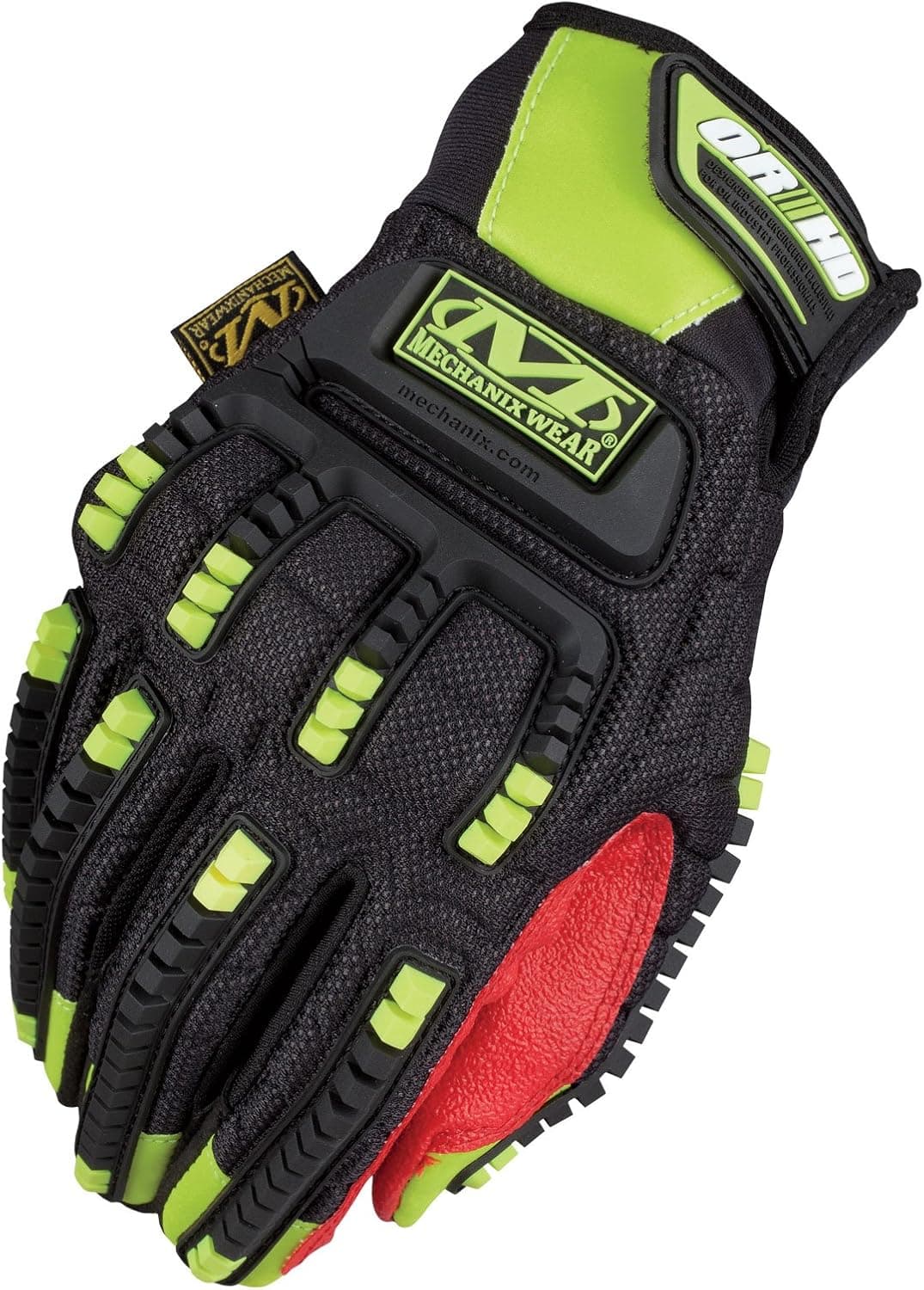 Mechanix Wear SHD-91-009 Safety Mpact ORHD Hi-Viz Gloves, Yellow, Medium