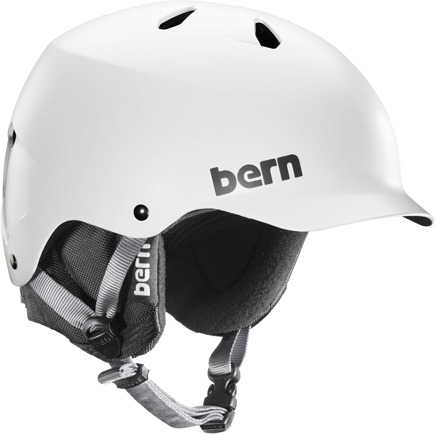 Bern Watts Summer EPS Matte Hatstyle Helmet, Black