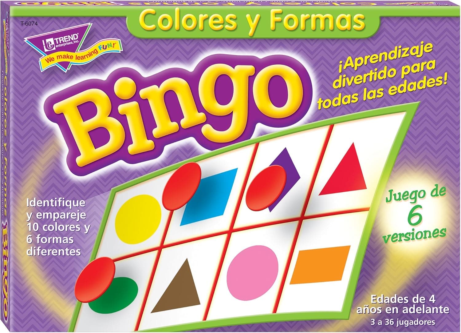 Bingo de Colores y Formas (Spanish Colors & Shapes) Bingo