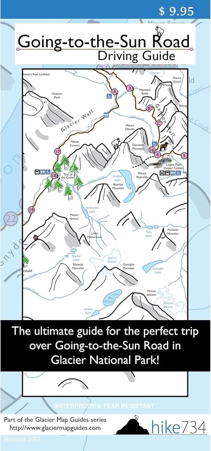 Hike 734 Going-to-The-Sun Road Driving Guide