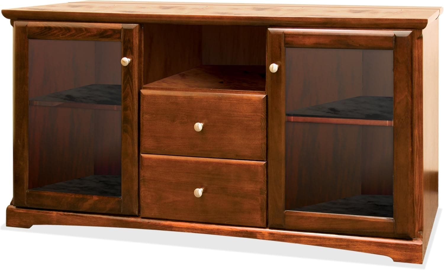 Martin Furniture Park View Tall 60-1/2-Inch Full-Sized Entertainment TV Console with EWAS; 31-Inch Height