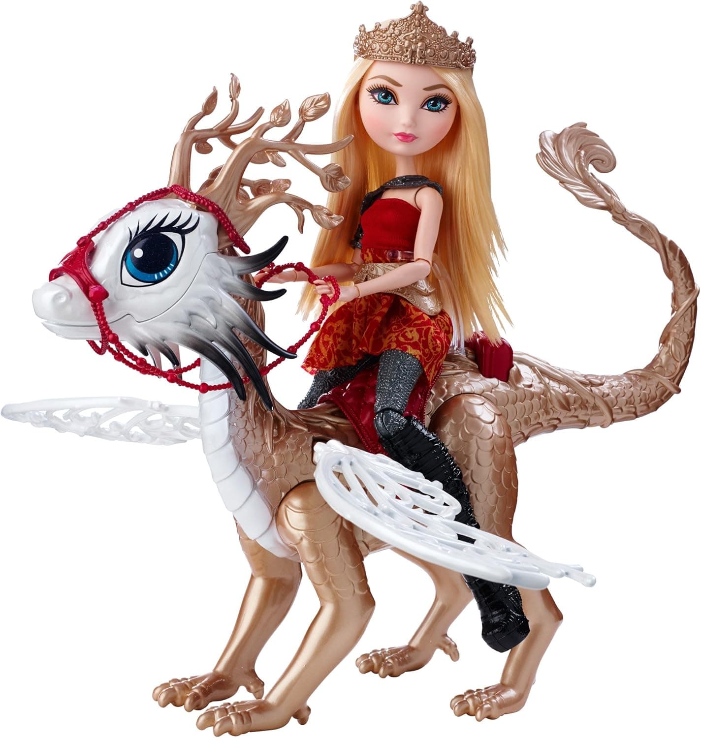 Ever After High Dragon Games Apple White Doll and Braebyrn Dragon