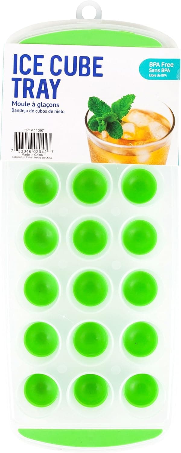 Good Living Silicone Mini Ice Cube Tray, assorted colors