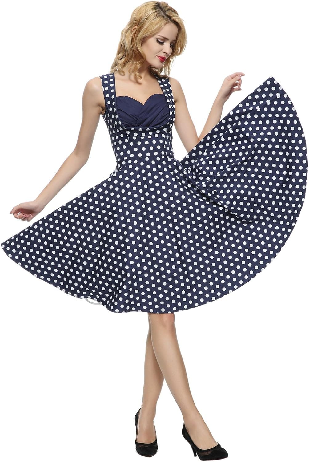 Maggie Tang 50s 60s Vintage Retro Swing Rockabilly Picnic Party Dress