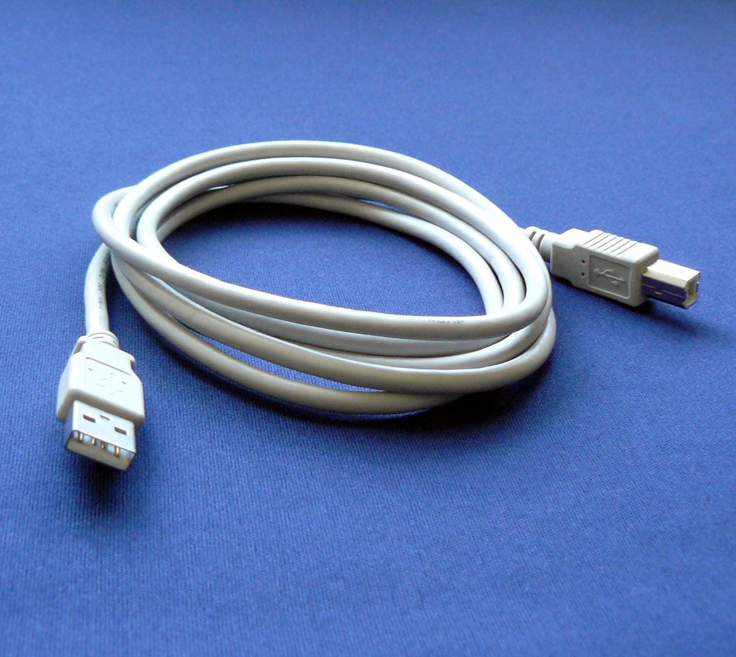 Brother HL-1440 Printer Compatible USB 2.0 Cable Cord for PC, Notebook, MacBook - 6 feet White - Bargains Depot
