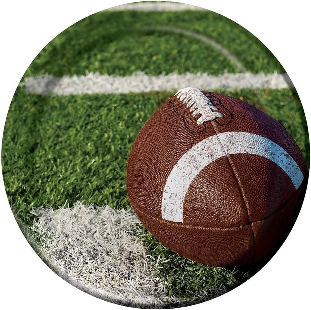 Creative Converting 8 Count Tailgate Rush Dinner Plates