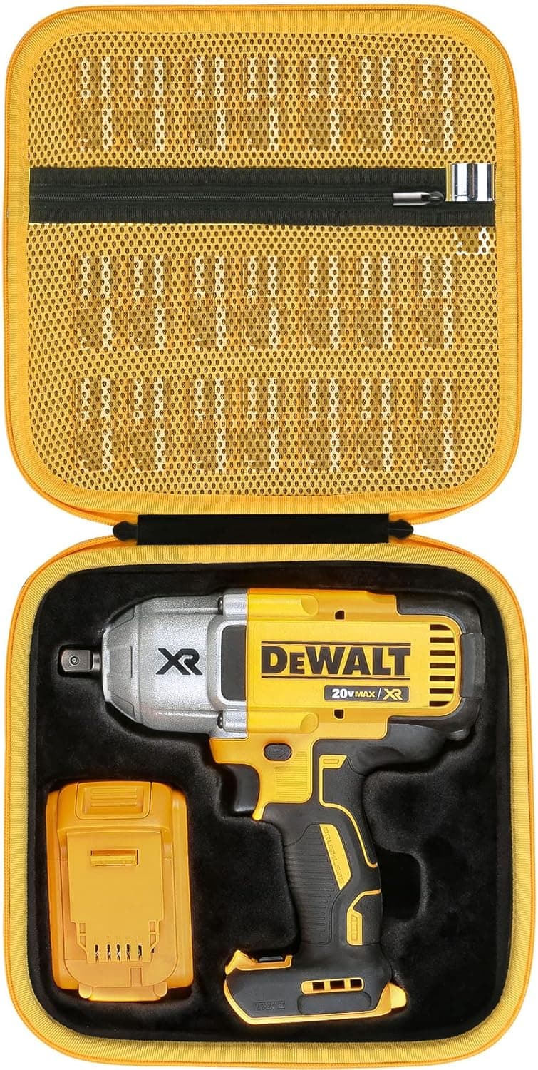 khanka Hard Carrying Case Replacement for DEWALT 20V MAX XR Brushless High Torque Impact Wrench DCF899HB / DCF899B, Case Only