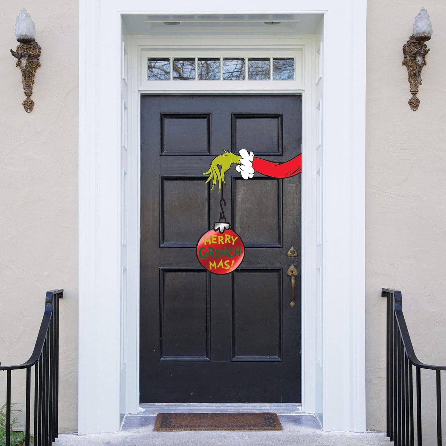 "Merry Grinchmas" Door Decoration -23 1/2" | 1 Pc