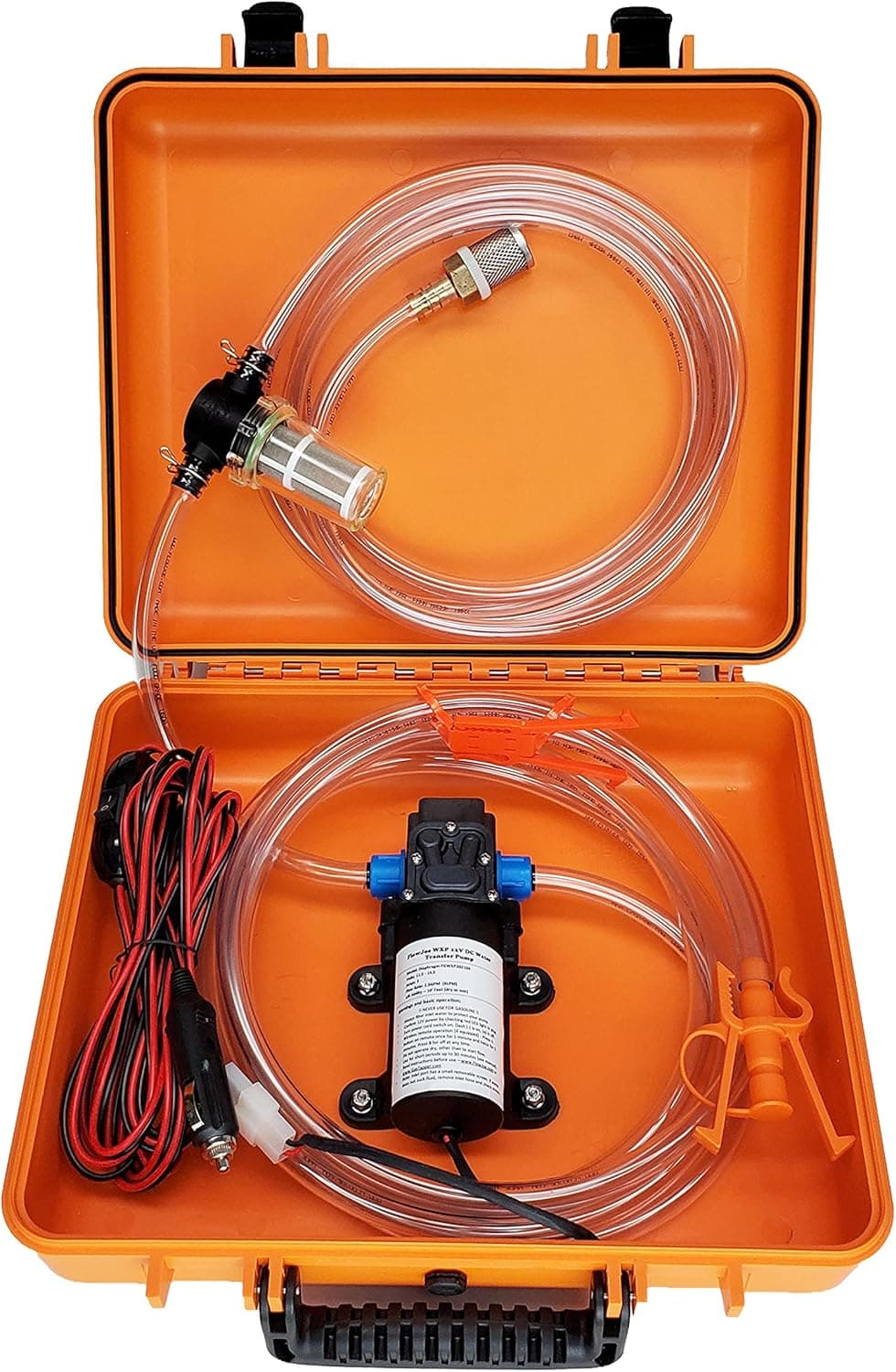 AquaTap Water 12V Portable Pump Siphon - Moves 1.5 gallons per minute