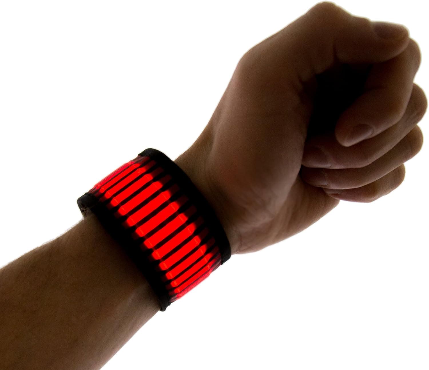NEON NIGHTLIFE LED Slap Band Bracelet/Armband, Striped