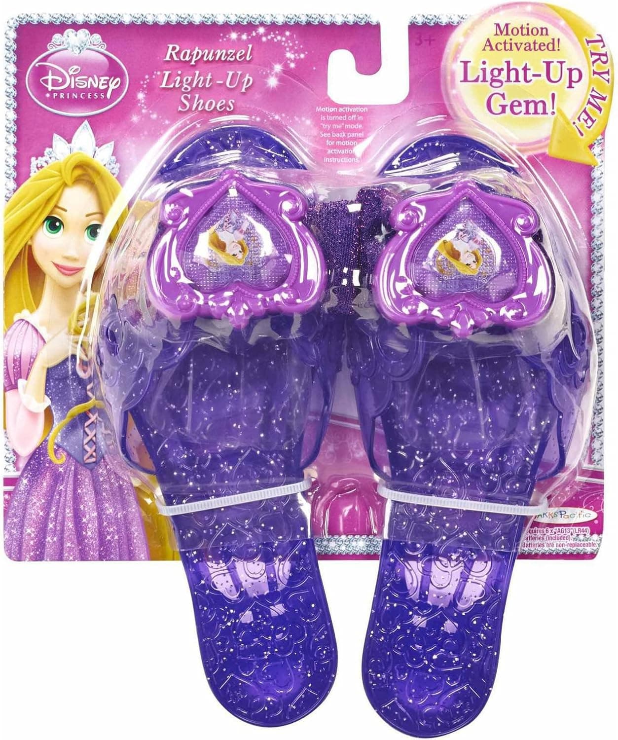 Disney Princess Tangled Rapunzel Magical Light-up Shoes - Motion Activated