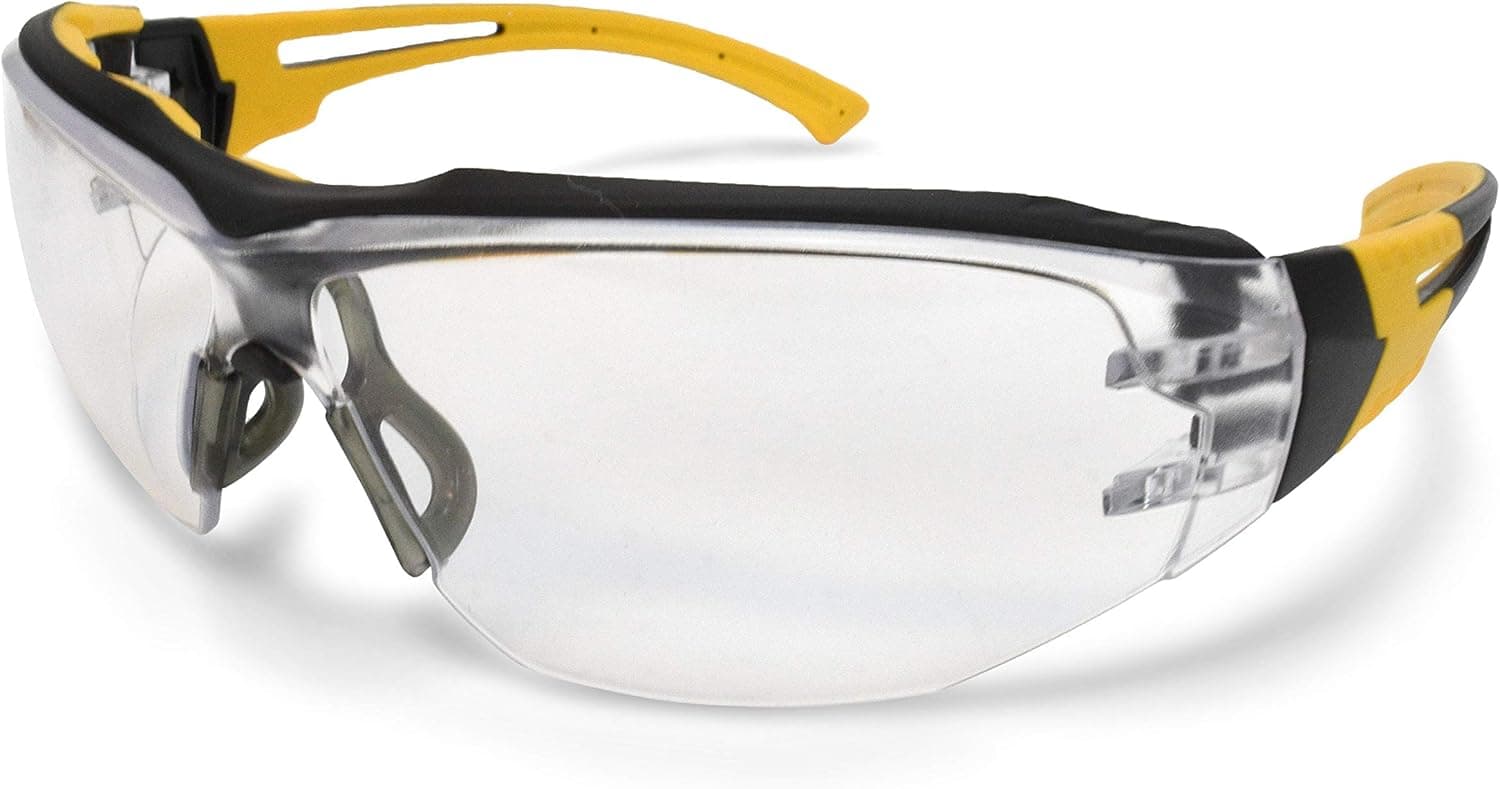 Safety Eyewear - Black Frame - Clear Anti-Fog Lens